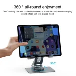 MOMAX KH8 Aluminum Alloy Rotating Folding Tablet Holder - Image 3