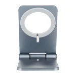 C29 Foldable Metal Bracket for MagSafe Magnetic Wireless Charger, C29 Black, C29 White - Image 3