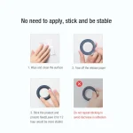 NILLKIN Portable PU Leather Magnetic Ring Sticker, 1 PC - Image 7
