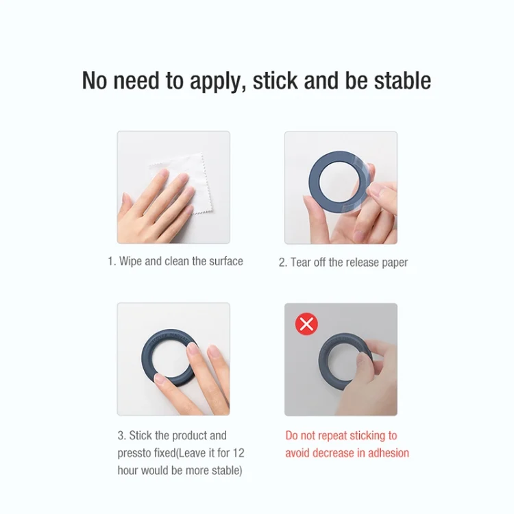 IP8G5492_B6.webp NILLKIN Portable PU Leather Magnetic Ring Sticker, 1 PC - Image 7