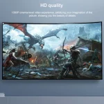 6 in 1 USB 2.0 x 3 + HDMI + RJ45 + 8 Pin Female Charging Port to 8 Pin Male Multi-function Dock Station Adapter - Image 5