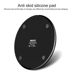ZEQI W11 10W Smart Cooling Non-slip Aluminum Alloy Wireless Charger - Image 3