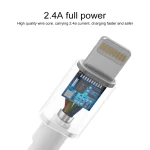 IVON CA73 2.4A Type-C / USB-C Fast Charging Data Cable, Length: 2m, Type-C - Image 6