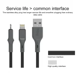 IVON CA78 2.4A Micro USB Fast Charging Data Cable, Length: 1m, Micro USB - Image 2