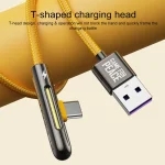ROCK M3 8 Pin T-shape PD Fast Charging Data Cable, Length: 1m, 8 Pin - Image 7