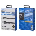 WK WDC-107i 1m 2.4A Saint Zinc Alloy Series USB to 8 Pin Data Sync Charging Cable, 8 Pin - Image 9