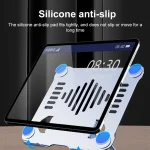 R-JUST HZ39 Triangular Swivel Lift Laptop Stand, HZ39 Grey, HZ39 Silver - Image 7