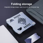 R-JUST HZ39 Triangular Swivel Lift Laptop Stand, HZ39 Grey, HZ39 Silver - Image 9