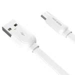 ROCK S5 2A Micro USB Charging + Data Synchronization TPE Flat Shape Data Cable, Cable Length: 1m, Micro