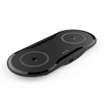 10W 5V / 9V Wireless Dual Mobile Phone Fast Charger Base for All Support the QI Standard Mobile Phones