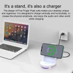 V8 15W Five-finger Sofa Phone Magnetic Suction Wireless Charger Stand - Image 3