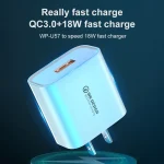 WK WP-U57 Max 18W Maxspeed QC3.0 Fast Charger - Image 3