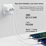 WK WP-U53 QC3.0 Charger 20W USB Type-C Maxspeed PD Fast Charger - Image 3