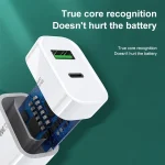 WK WP-U53 QC3.0 Charger 20W USB Type-C Maxspeed PD Fast Charger - Image 4