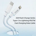 ROCK Z20 1m PD27W USB-C / Type-C to 8 Pin Fast Charging Data Cable - Image 2