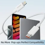 ROCK Z20 1m PD27W USB-C / Type-C to 8 Pin Fast Charging Data Cable - Image 5