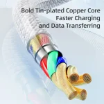 ROCK Z20 1m PD27W USB-C / Type-C to 8 Pin Fast Charging Data Cable - Image 7