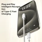 ROCK Z20 1m PD60W USB-C / Type-C to USB-C / Type-C Fast Charging Data Cable - Image 7