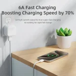 ROCK Z20 1m 6A USB to USB-C / Type-C Fast Charging Data Cable - Image 4