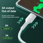 WK WDC-136 USB to 8 Pin 3A Fast Charing Data Cable, USB to 8 Pin(Black), USB to 8 Pin(White) - Image 2