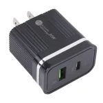 46-A2C2 20W PD + QC3.0 USB Multifunction Fast Charger,US Plug, US Plug