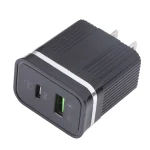 46-A2C2 20W PD + QC3.0 USB Multifunction Fast Charger,US Plug, US Plug - Image 2