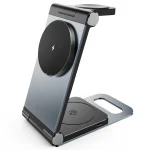 iFORCE T9 15W 3 in 1 Desktop Foldable Multi-Function Stand Wireless Charger