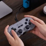 8Bitdo SN30 PRO USB Wired Gamepad Joystick for Swith / Steam / PC(Grey) - Image 7