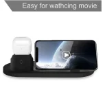 HQ-UD15-upgraded 6 in 1 Wireless Charger For iPhone, Apple Watch, AirPods and Other Android Phones - Image 3