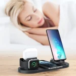 HQ-UD15-upgraded 6 in 1 Wireless Charger For iPhone, Apple Watch, AirPods and Other Android Phones - Image 10