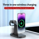 JJT-A70 15W 3 in 1 Multifunctional Magnetic Wireless Charging Holder, JJT-A70 - Image 10