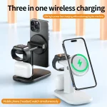 JJT-A70 15W 3 in 1 Multifunctional Magnetic Wireless Charging Holder, JJT-A70 - Image 5