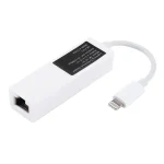 NK107A1 8 Pin to RJ45 Ethernet LAN Network Adapter Cable for iPhone / iPad Series, Total Length: 16cm - Image 3