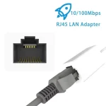 NK107A1 8 Pin to RJ45 Ethernet LAN Network Adapter Cable for iPhone / iPad Series, Total Length: 16cm - Image 7