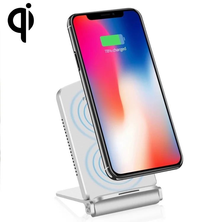 Q200 5W ABS + PC Fast Charging Qi Wireless Fold Charger Pad, Q200 Silver, Q200 Black, Q200 Rose Gold