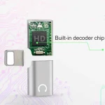 2 in 1 8 Pin 5V 1A Listen Call Audio Converter Earphone Adapter, IP8P3681B, IP8P3681S - Image 4