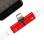 2 in 1 8 Pin 5V 1A Listen Call Audio Converter Earphone Adapter