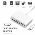 NK-1081 8 Pin to SD + TF + USB Port Camera Reader Adapter - Image 3