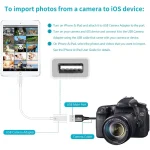 8 Pin to Single USB Port Camera Adapter - Image 5