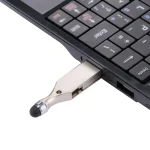 RQW-10E 2 in 1 USB 2.0 & 8 Pin 128GB Flash Drive with Stylus Pen, for iPhone & iPad & iPod & Most Android Smartphones & PC Computer - Image 5