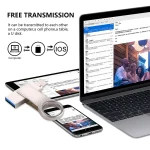 RQW-10D 2 in 1 USB 2.0 & 8 Pin 128GB Flash Drive - Image 5