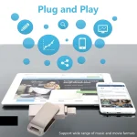 RQW-10G 2 in 1 USB 2.0 & 8 Pin 32GB Flash Drive, for iPhone & iPad & iPod & Most Android Smartphones & PC Computer - Image 6