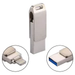 RQW-10G 2 in 1 USB 2.0 & 8 Pin 64GB Flash Drive, for iPhone & iPad & iPod & Most Android Smartphones & PC Computer - Image 2