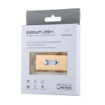RQW-02 3 in 1 USB 2.0 & 8 Pin & Micro USB 32GB Flash Drive(Gold) - Image 4