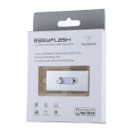 RQW-02 3 in 1 USB 2.0 & 8 Pin & Micro USB 32GB Flash Drive(Silver) - Image 4