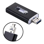 RQW-02  3 in 1 USB 2.0 & 8 Pin & Micro USB 16GB Flash Drive, RQW-02 Black, RQW-02 Gold, RQW-02 Blue, RQW-02 Red, RQW-02 Silver - Image 3