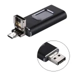 easyflash RQW-01B 3 in 1 USB 2.0 & 8 Pin & Micro USB 16GB Flash Drive, RQW-01B Black, RQW-01B Gold, RQW-01B Rose Gold, RQW-01B Silver - Image 3