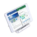 Portable Adjustable Foldable CNC Aluminium Alloy Desktop Tablet Holder Stand for iPad & iPhone & Tablet - Image 3