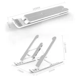 YMB1028 Portable Folding Desktop Holder Bracket for Laptop / Tablet below 15.6 inch, YMB1028 - Image 3
