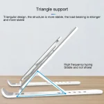 YMB1028 Portable Folding Desktop Holder Bracket for Laptop / Tablet below 15.6 inch, YMB1028 - Image 6